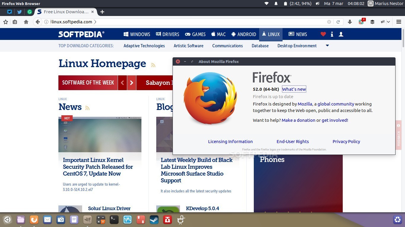 Download Firefox 52.0.2 Mac
